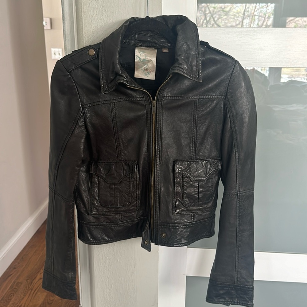 Real leather jacket